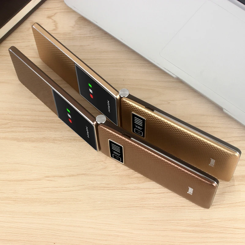 2G GSM откидной раскладушка мобильный телефон сверхтонкий супер светильник