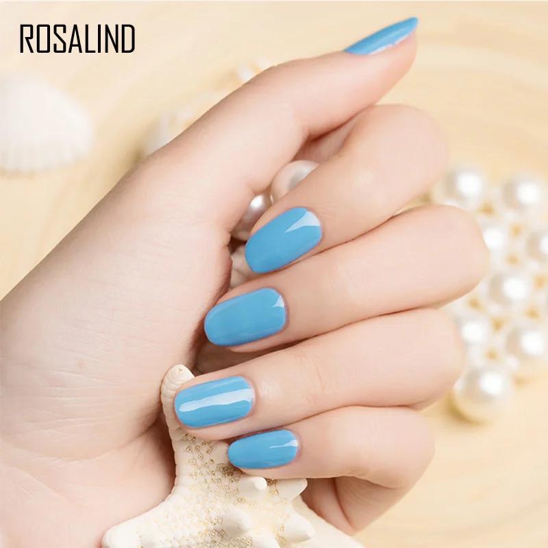 Гель лак для ногтей ROSALIND 6 шт./компл. полуперманентный УФ светодиодный акриловый