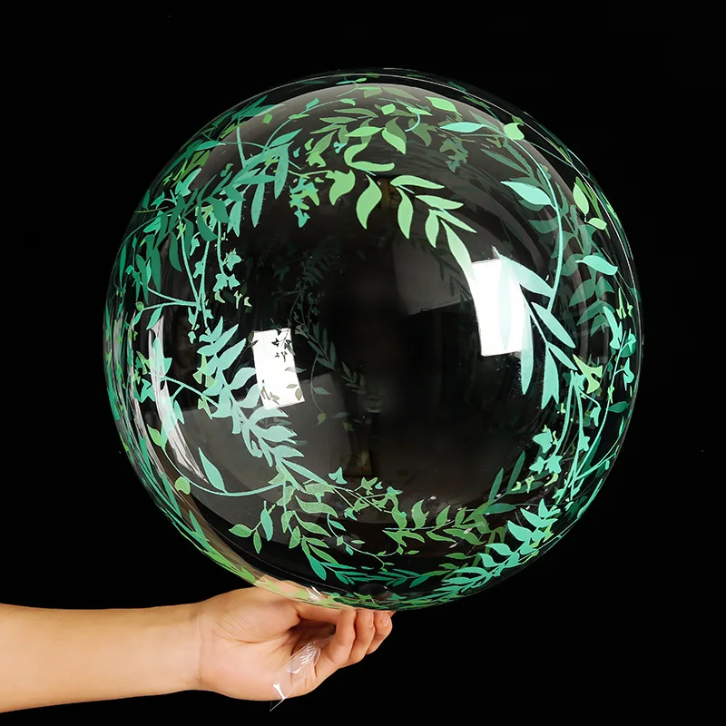 18 дюймов прозрачный круглый шар Bobo с принтом на день рождения гелиевые шары