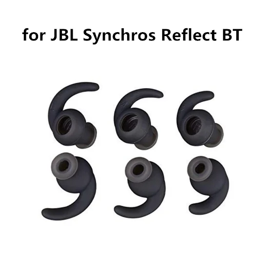 Synchros Reflect BT 3 пары наконечников для ушей, сменные противоскользящие крючки для наушников JBL Synchros Reflect BT, Bluetooth, спортивные наушники S/M/L - Цвет: Synchros Reflect BT