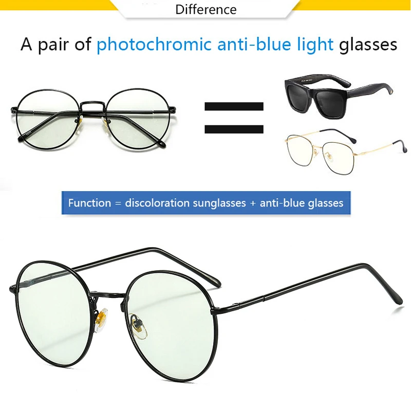 Очки женские фотохромные с защитой от сисветильник аксессуар для работы за