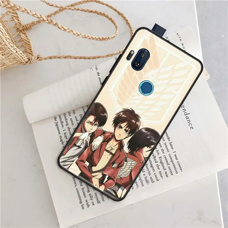 anime attack on titan case for motorola moto g8 play g 5g power lite e6s stylus one hyper edge fusion plus tpu phone cover free global shipping