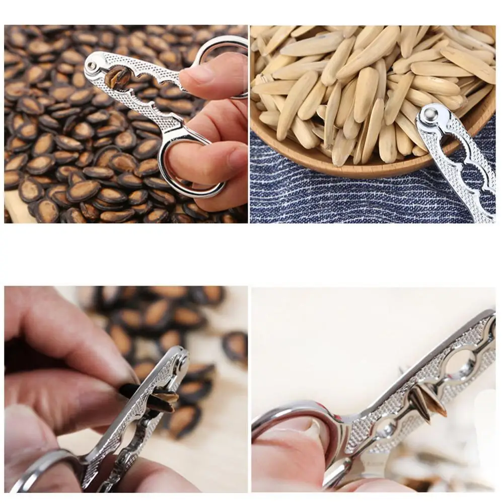 

Steel Sunflower Melon Seed Plier Opener Pine Nut Peeling Shelling Creative Home Kitchen Gadget Accessories
