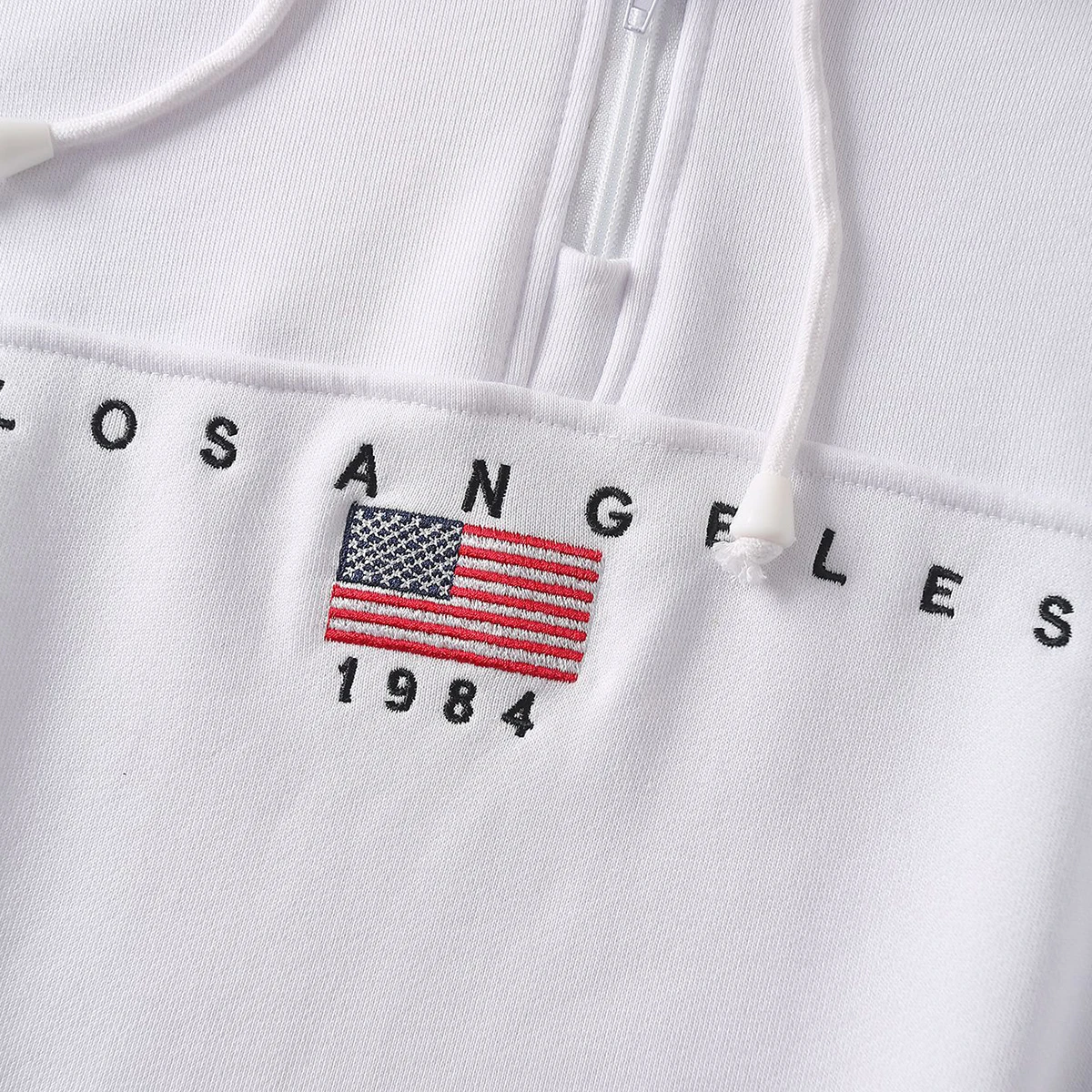 

Simple Letter Embroidery Casual Sweatshirt Women2020 New White All-match Long Sleeve Autumn Hoodies Fashion Cotton Hoodie Tops