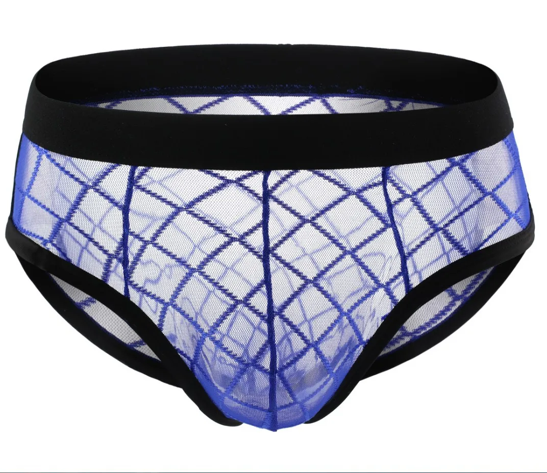 Мужское нижнее белье сетчатые прозрачные сексуальные шорты дышащие Прозрачные U
