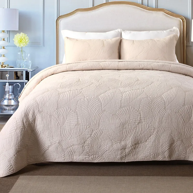 

Luxury European 100% Cotton Bedspreads Bed Sheet Bed Linen Bed Cover Summer Quilt Blanket quilting bedding set bed
