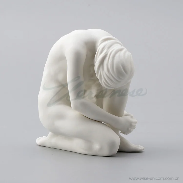 

Wei Ronnie furnishing articles of mat glaze bow naked woman kneeling position decorate birthday present hot style period