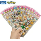 3D наклейка в виде покемона, детский мультяшный аниме тату, пузырьковая паста, утолщенная награда, наклейка с Микки Маусом, детские игрушки, подарки