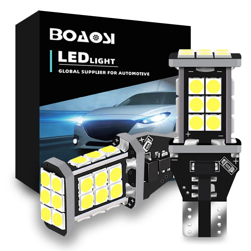 2x Canbus T15 W16W 912 921 светодиодный лампы 3030 24SMD супер яркий автомобиль Резервное