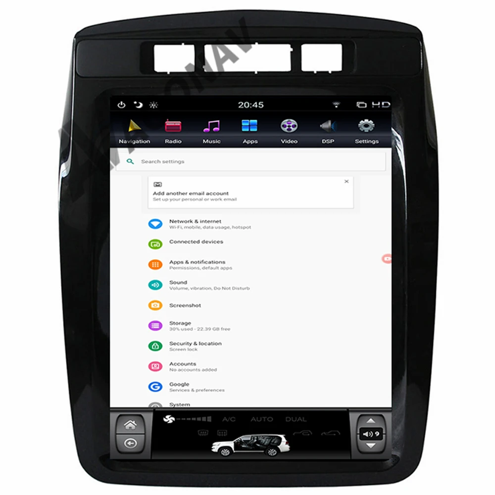 AOONAV 10 4 &quotАвтомобильный Радио Мобильный телефон вертикальный экран carplay