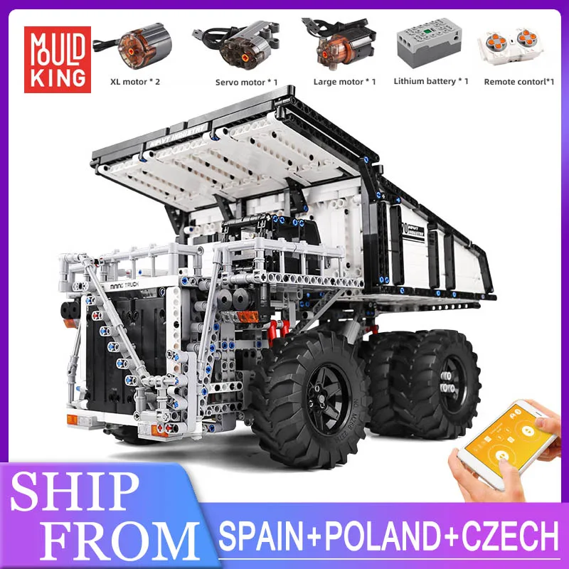 Пресс форма KING MOC технический 13170 экскаватор Terex T284 для майнинга самосвал APP RC Motor Car