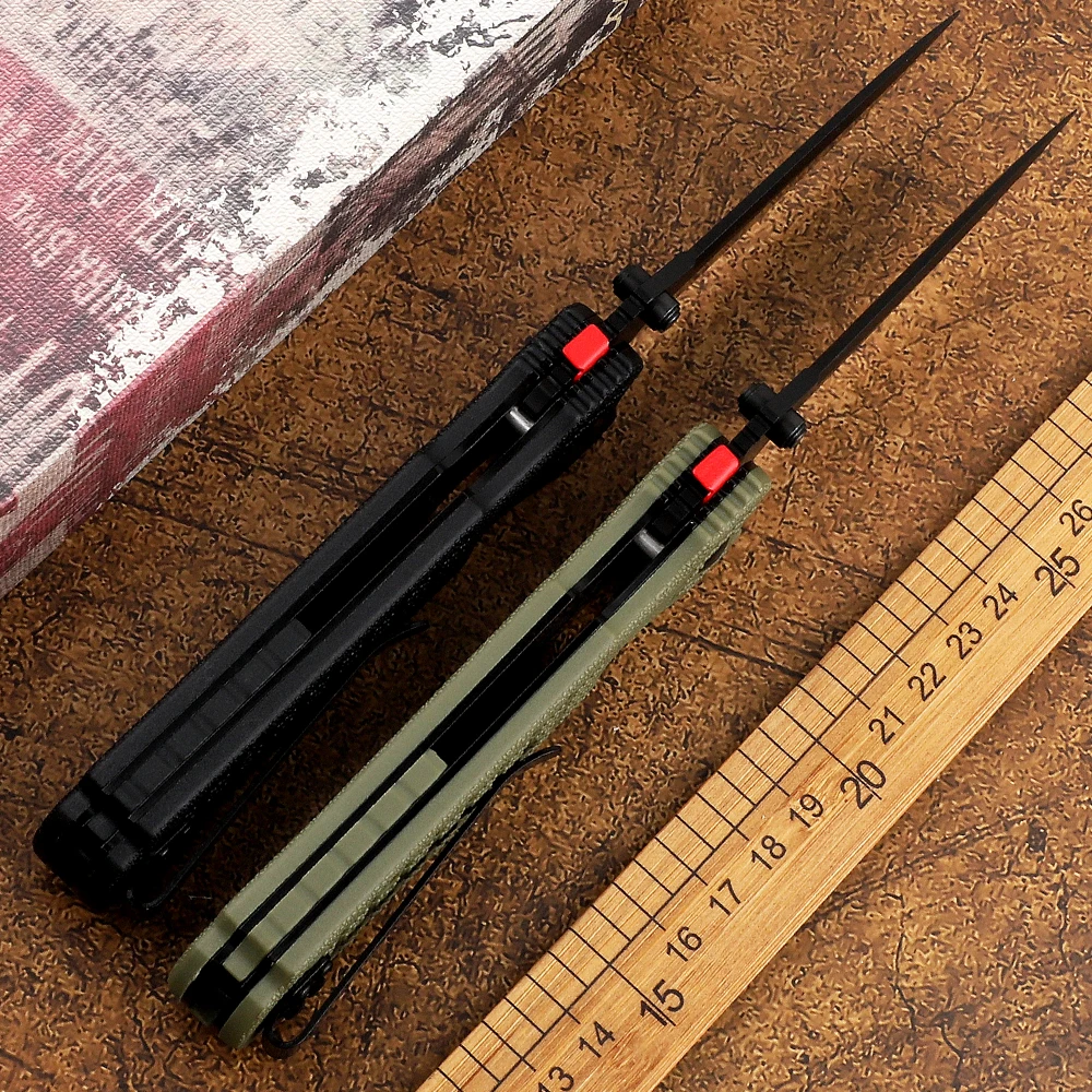 Поо FX 446B складной нож N690CO лезвие нейлоновая ручка из стекловолокна для кемпинга