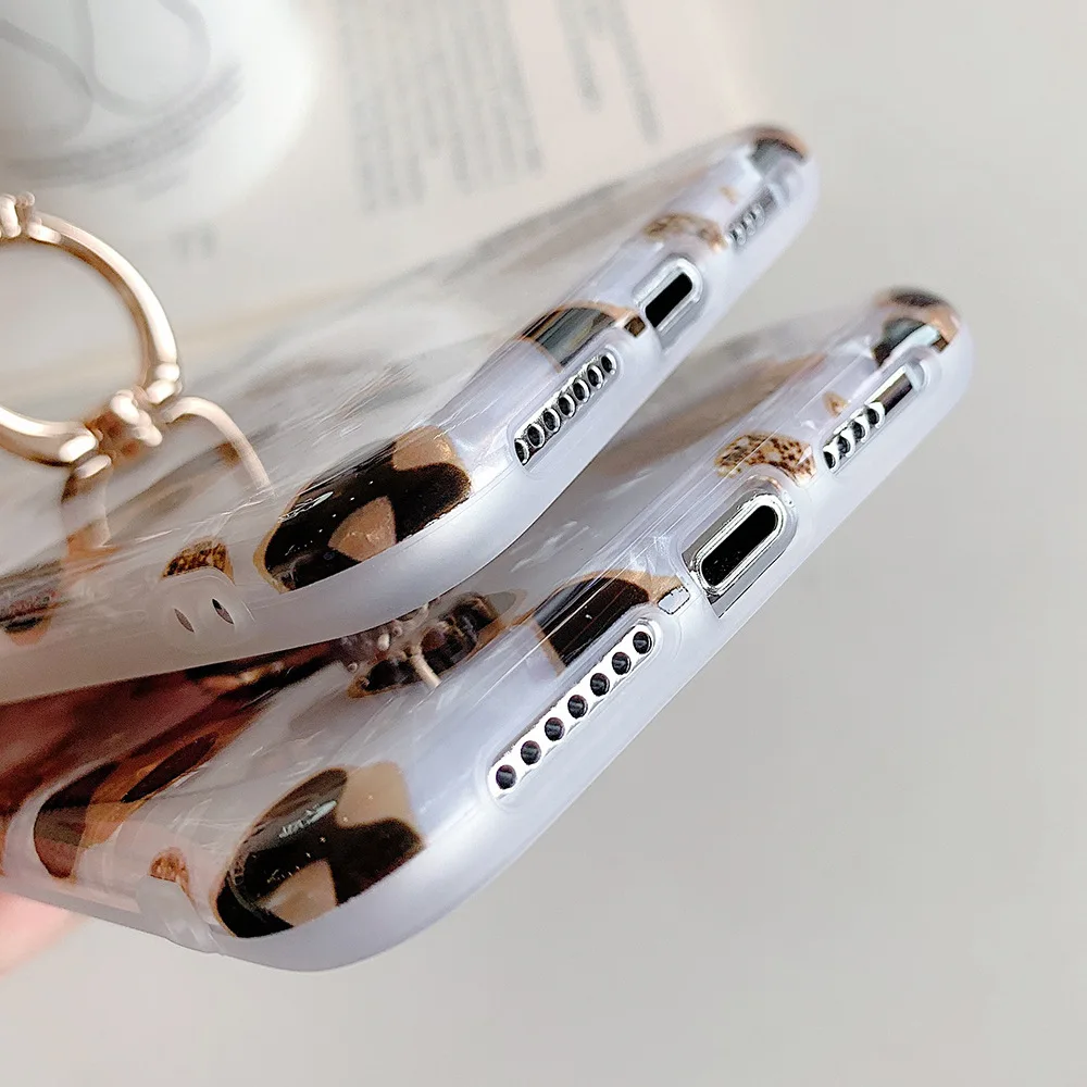 

Leopard Shell Pattern for Iphone 12 Case for IPhone 12 Pro Max Ring Clasp for Iphone 12 Mini Phone Cases