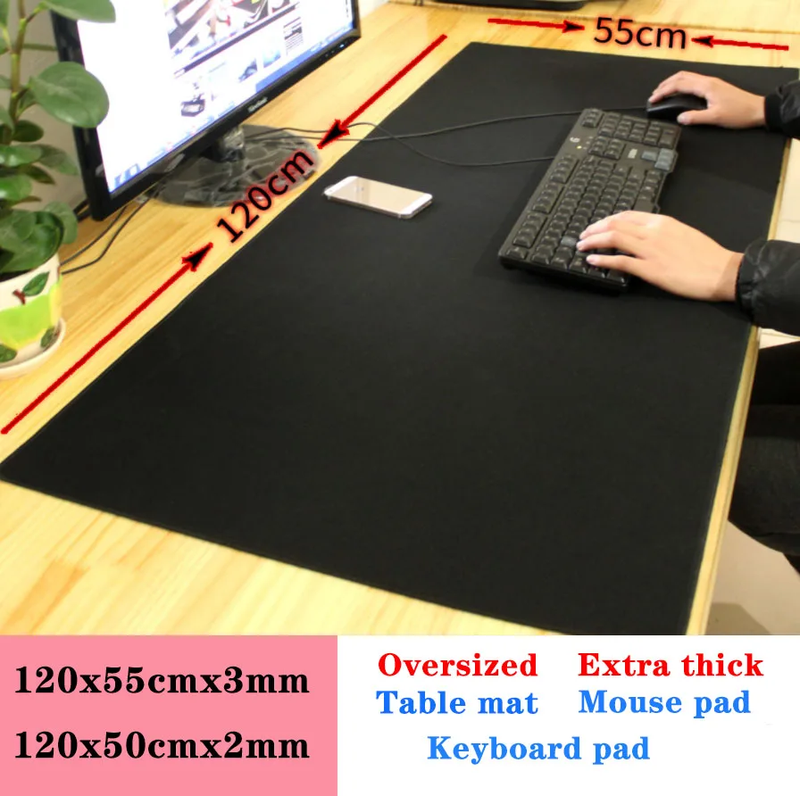 

Metoo 1200X550mm XXXL Mouse Pad Rubber Locking Edge Super Large Mouse Mat for Dota 2 LOL CSGO for Game Player Mousepad