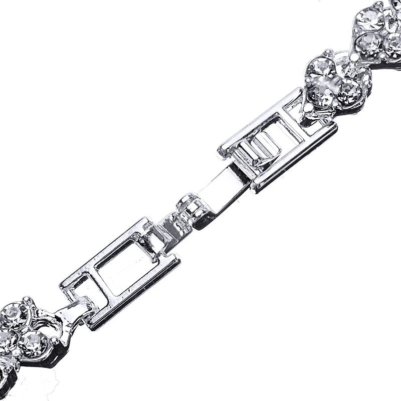 Роскошный браслет из стразовых браслетов pulseira feminina модный обаятельный кристальный наручный цепочка для женщин Бриллиантовые украшения.