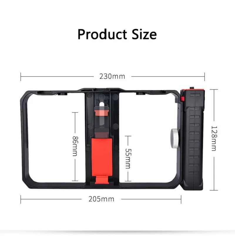 mcoplus camera phone stabilizer for iphone xs max xr x 8 plus 7 for huawei for samsung s98 outdoor phone holder for canon nikon free global shipping