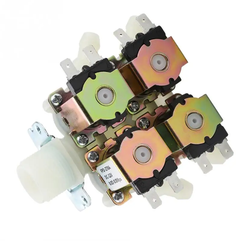 DN20 G3/4 1 в 4 из пластика электромагнитный клапан нормально дренажный DC 12V|Клапан| |