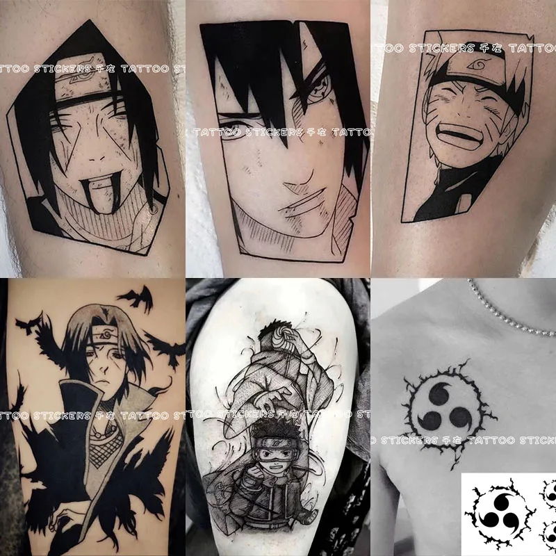 Японские Аниме тату наклейки временные водонепроницаемые реквизиты для косплея