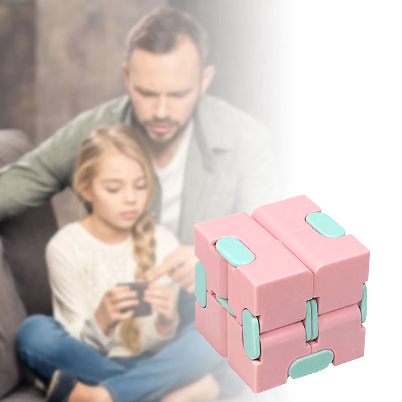 Children Adult Decompression Toy Infinity Magic Cube Square Puzzle Toys Relieve Stress Funny Hand Game Four Corner Maze | Игрушки и