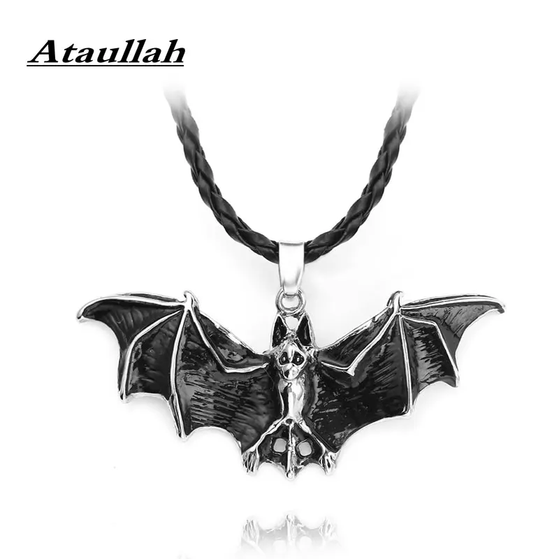 Ataullah ожерелья с летучей мышью для мужчин женщин Европа Америка Хэллоуин крыло