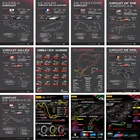 2021 абстрактная ФОРМУЛА F1 большой трек издание F1 гоночный автомобиль цепь Плакат Украшение художественный декор живопись Домашний декор холст плакат