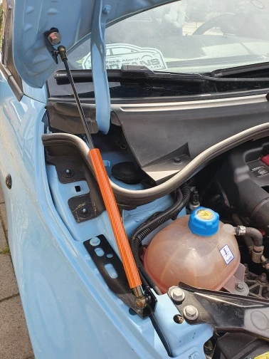 

Газовые стойки, опора для подъема для Fiat 500 2007-gift, амортизатор, передняя крышка автомобиля, модификация, амортизатор, углеродное волокно