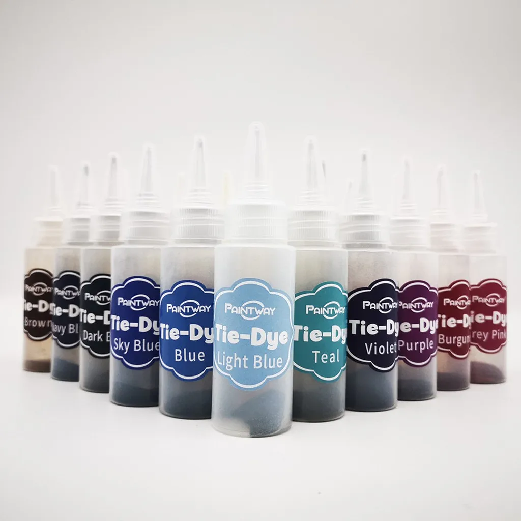 Горячая распродажа 24 цвета набор для окрашивания галстука в один шаг