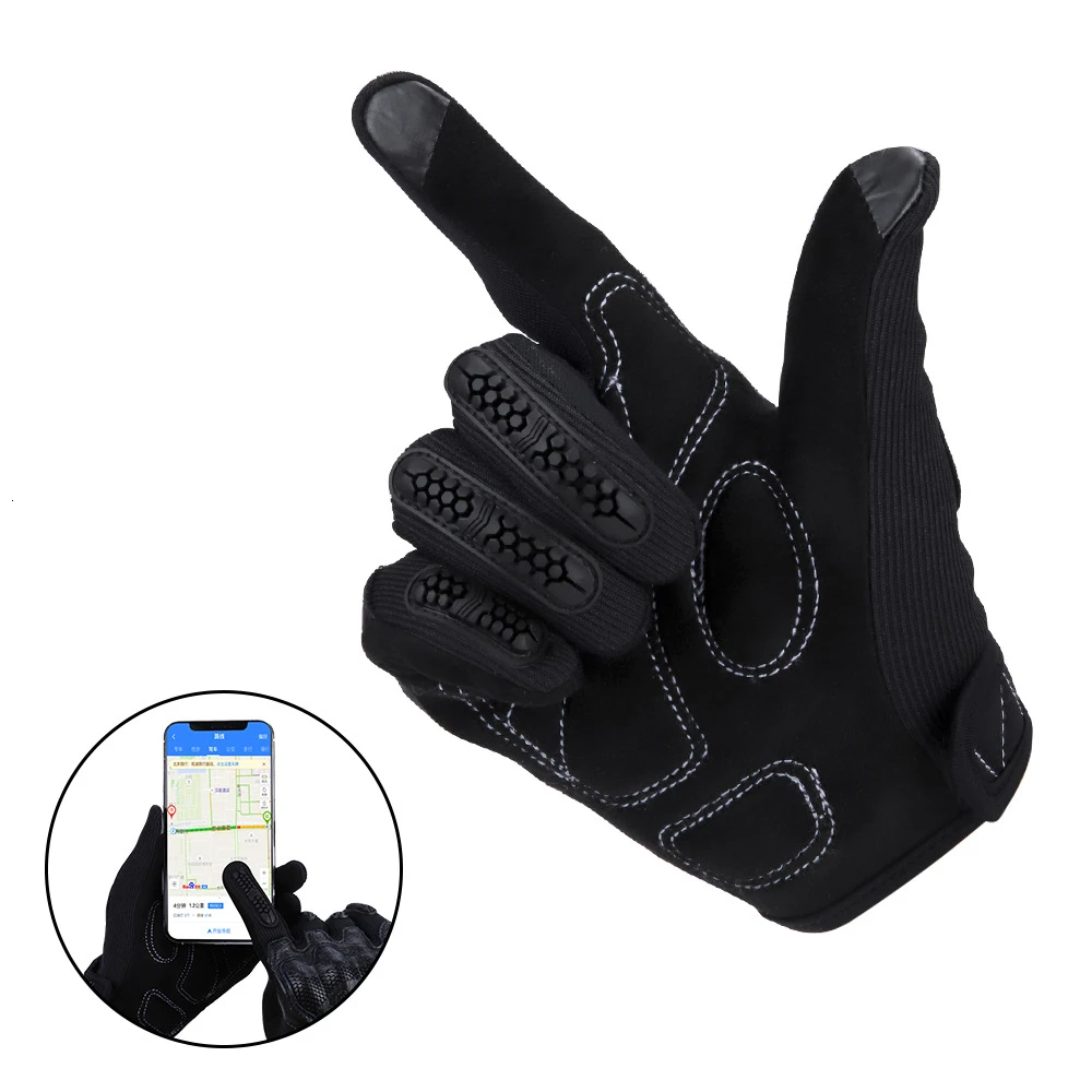 Мотоциклетные Перчатки со светоотражасветильник вставками для сенсорных