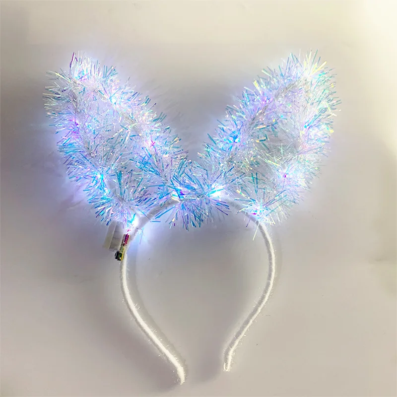 

Glow Headband LED Light Luminous Rabbit Ears wedding decoration bachelorette parties birthday party decorations kids
