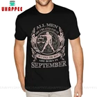Все мужчины созданы равными, но только лучшие родились в сентябре, пользовательские футболки 3XL Creat Own Tee Shirt s