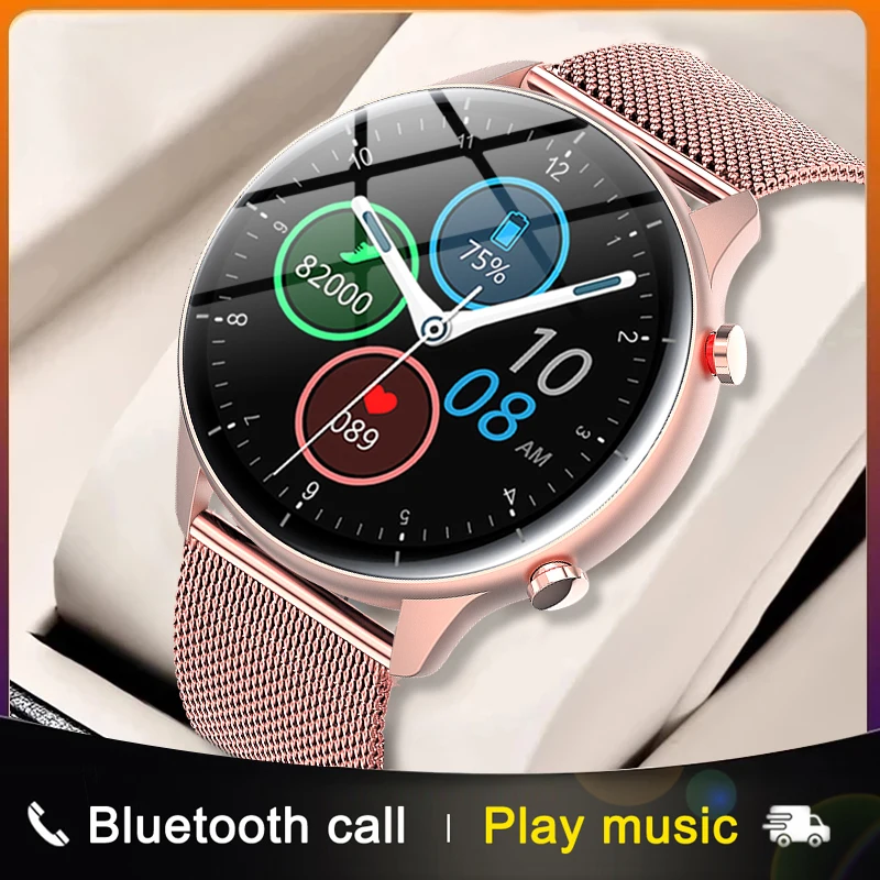 

Женские Смарт-часы с поддержкой Bluetooth 2021 и Пульсометром