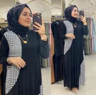 Рамадан Абаи Восточный кафтан из Дубая Турция мусульманский женский хиджаб платье Ислам кафтан Marocain платья Vestidos ИД Мубарак роковой Абаи s