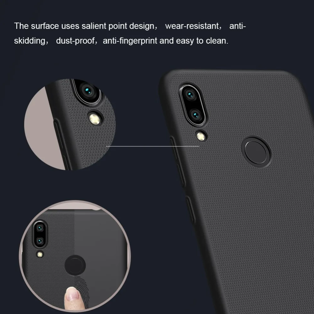 Матовый чехол NILLKIN для Xiaomi Redmi Note 7 Pro/Redmi жесткий накладка 7|Бамперы| |