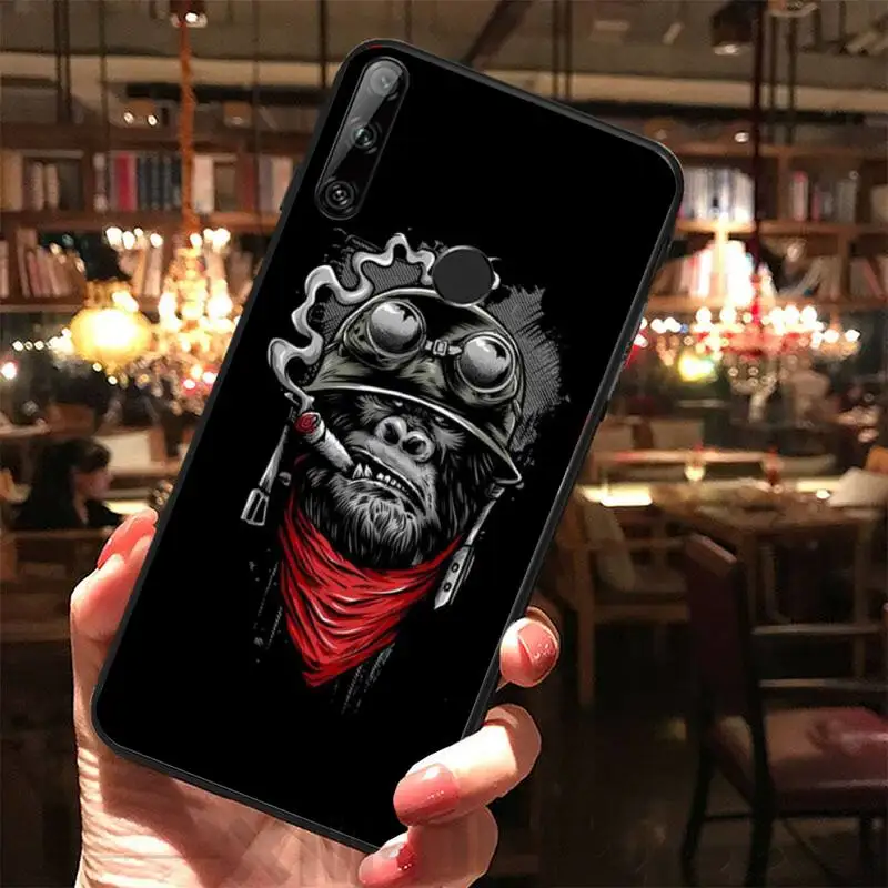 Чехол с логотипом HaNismt и обезьяной для Huawei Y5 Y6 Y7 Y9 Prime Pro II 2019 2018 | Мобильные телефоны