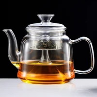 large capacity glass tea pot boil tea ware glass steaming teapot gas stove uses glass pot
