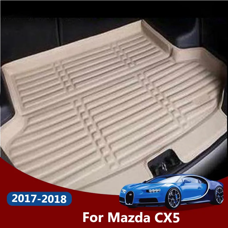 Для Mazda CX5 CX-5 2017 2018 автомобильная Задняя подкладка для багажника коврик груза