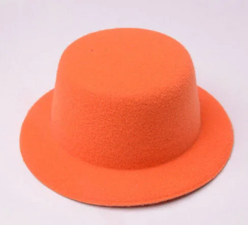 

Mini 13.5cm Hen Party Plain Top Hat Base Cute Hats for DIY Hair Pet Cap with hair clip Prop Decor Christmas
