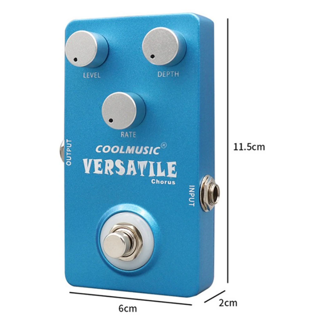

Electric Guitar Versatile Chorus Effect Pedal Metal Shell Effects Accs