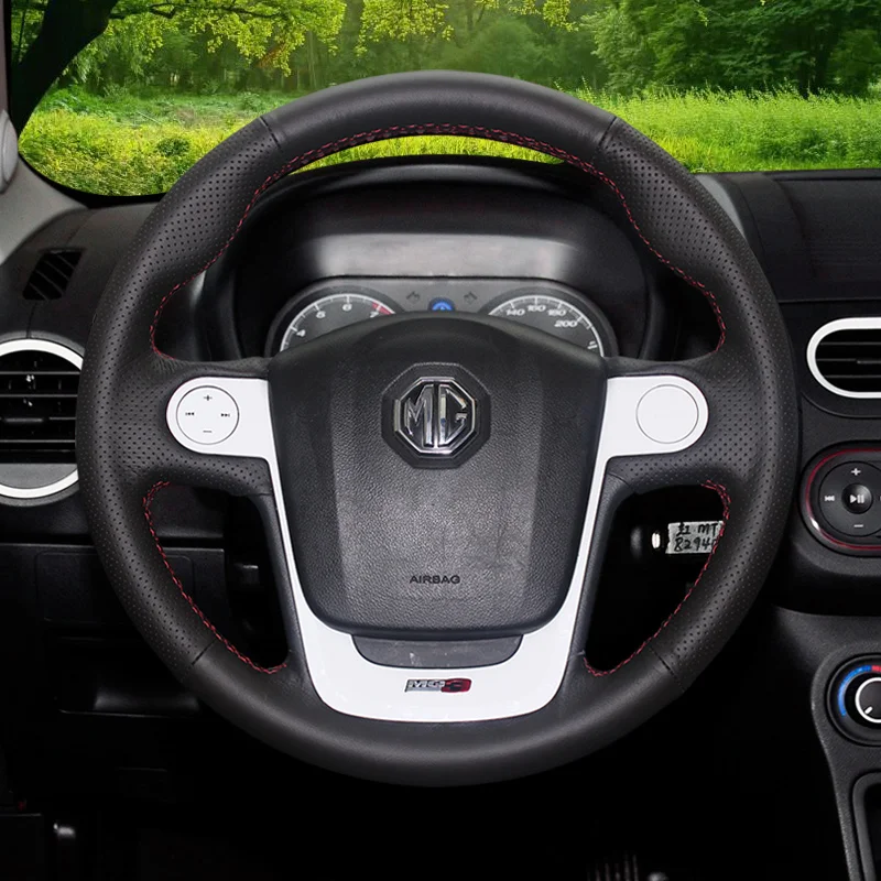 

Аксессуары ручной работы из натуральной кожи для MG MG3 MG6, аксессуары для салона автомобиля, противоскользящая ручка, чехол на заказ