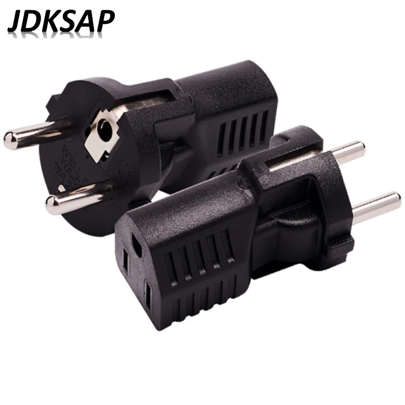 

Адаптер питания 5-15R с европейской и немецкой вилкой, дорожный преобразователь, адаптер питания 250 В/10 А, работает при напряжении в комплекте, ...