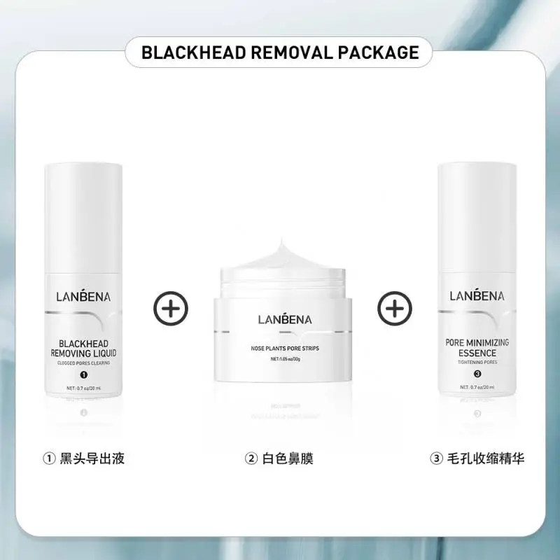 

LANBENA Pore Reatment Essence Shrink Pores Acne Treatment Remover Nose Blackhead Skin Firming Moisturizing Face Serum Skin Care