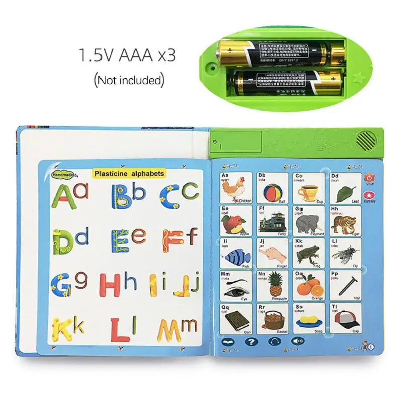 

2021 Children Malay English Point Reading Kids Smart Electronic Books Early Education Learning Machine Children's Day Gift