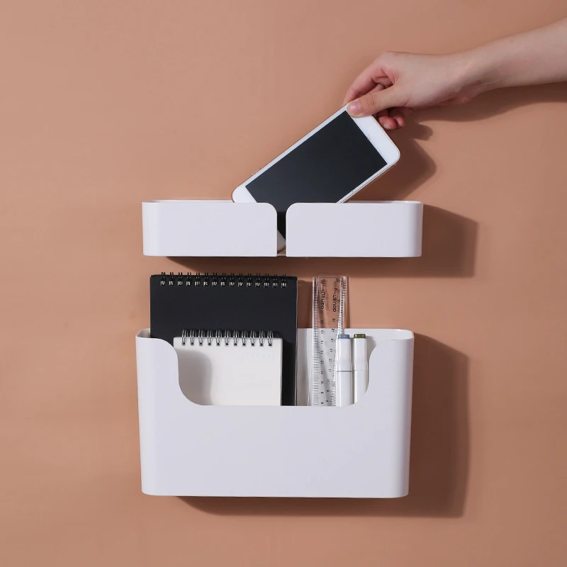 Настенные самоклеящиеся полки плавающий Органайзер для ванной