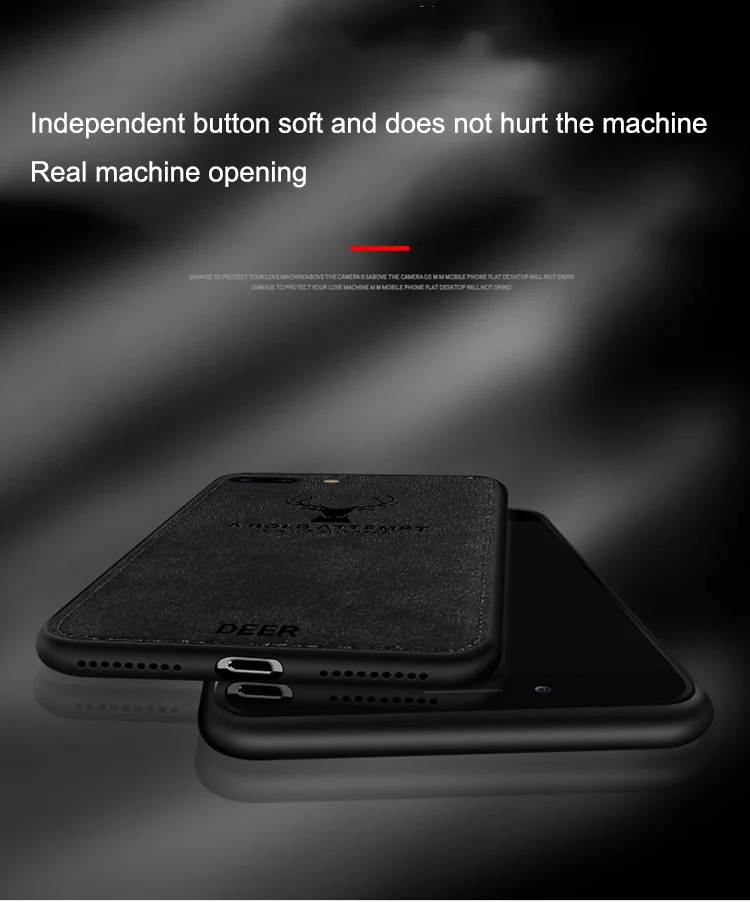 Тканевый текстурный чехол с оленем для Xiaomi Redmi Mi cc9 cc9e 20 Pro 7 9 Note mix max 2s 2 3 5 6 8 6x se pro plus