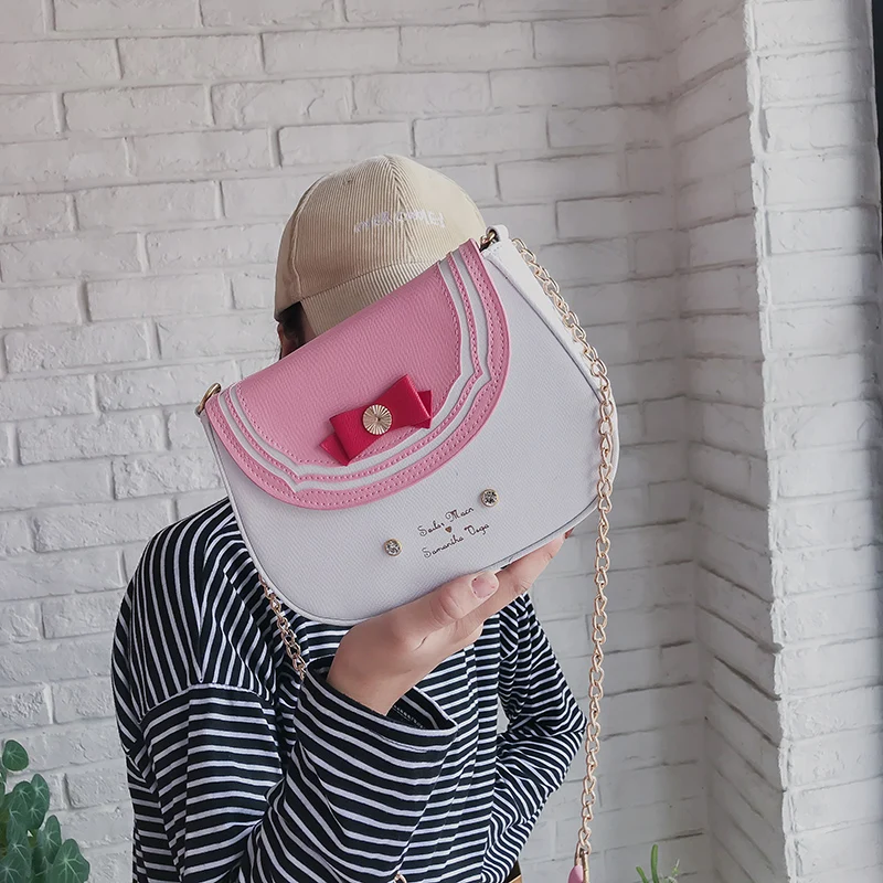 

Japan Anime Sailor Moon Satchel Cartoon Cute JK Shoulder Bag Girl Uniform Bags Fancy Gift