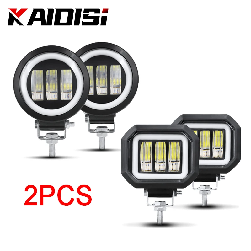 

Led Work Light 12v 24V Headlights For Car Motorcycle Truck Boat Tractor Daytime Driving Offroad LED Light Spotlight Fog Lights