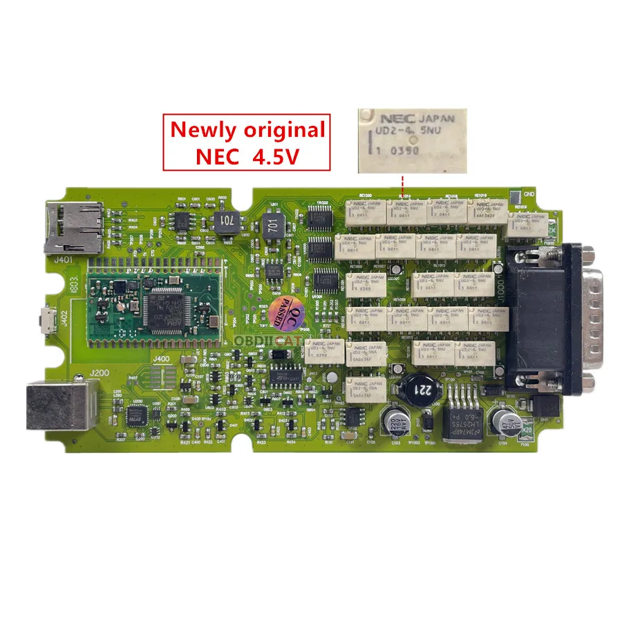 

OBDIICAT Wholesale New Green Board 2016.R1/2017.R3 NEC TCS with Bluetooth keygen obd2 Diagnostic Tool SCan Test Car truck