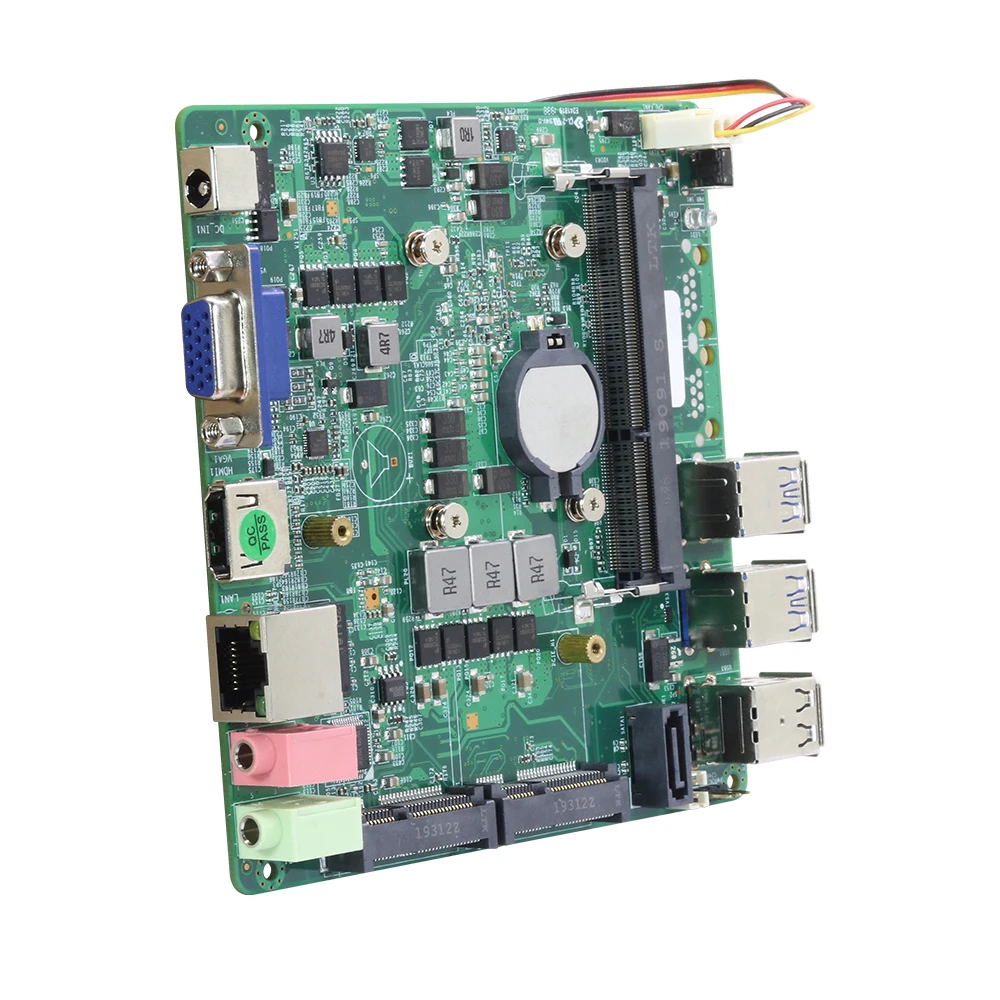 Intel Core i5-5200U Mini ITX материнская плата DDR3L SATA mSATA 6* USB HDMI VGA Gigabit LAN Mini PCI-E WiFi Bluetooth MIC SPK DC12V 5A