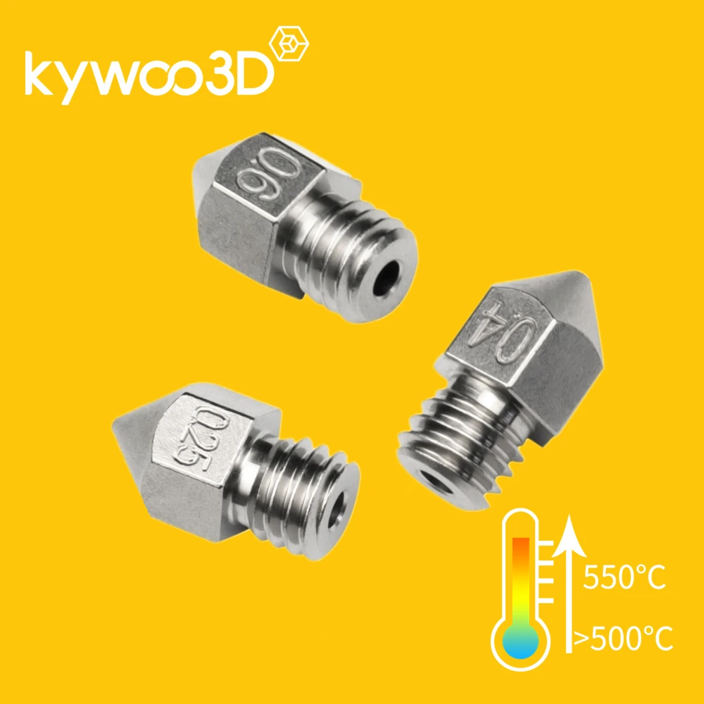 

Насадка для 3D принтера kywoo3D MK8, 0,25/0,4/0,6 мм, 1,75 мм