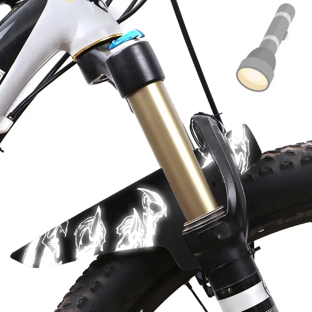 

Durable Bicycle Mudguard Front Rear Mudguard Cycling Road MTB Mountain Bike Bicycle Fender with 6 Fixing Strap Bike Accessories